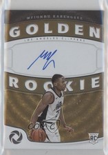 2019-20 Panini Opulence Golden Rookie Graphs 34/49 Mfiondu Kabengele Auto 13u1