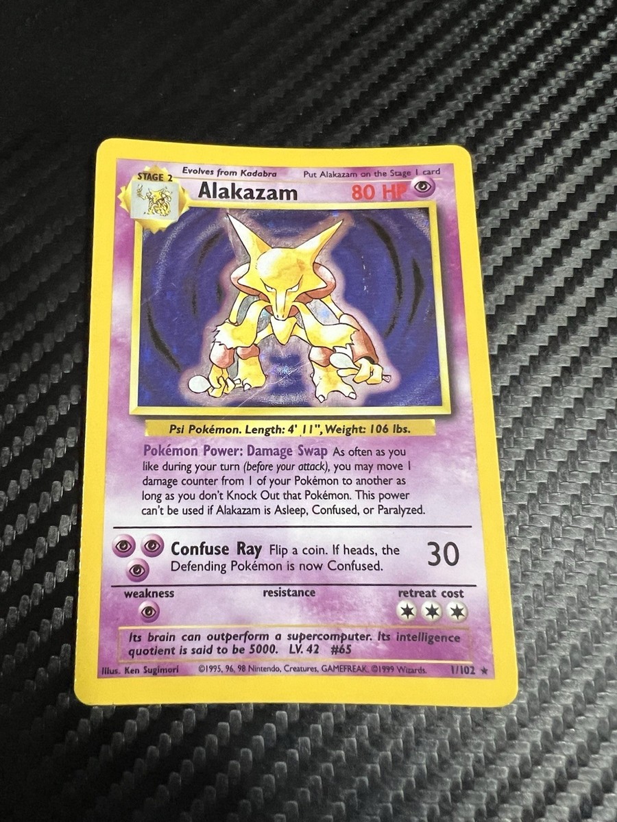 1999 alakazam pokemon card value Alakazam 065 JPN - Ace 6 main image 0