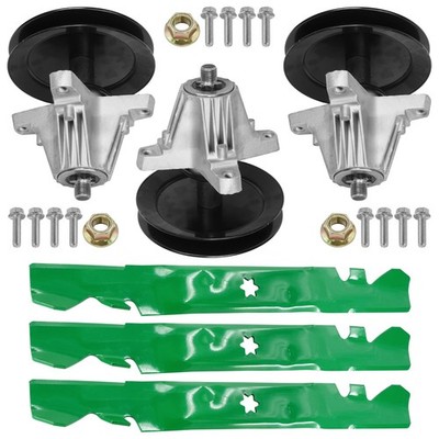 60'' Deck Spindle Blade Kit For Cub Cadet Ultima ZT1 ZT2 ZT3 ZTS2 Z2 Z3