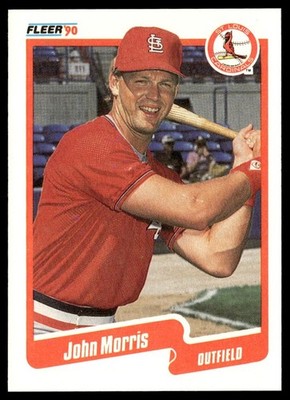 1990 Fleer John Morris St. Louis Cardinals #254