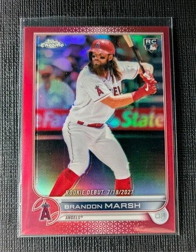 Brandon Marsh 2022 Topps Chrome Brandon Marsh Red