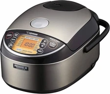 Zojirushi NP-NWC10XB 5.5-Cup Pressure Induction Heating Rice Cooker and Warmer