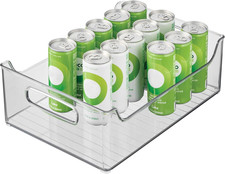 Stackable Storage Bin with Handles, Clear