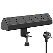 Jgstkcity Desk Clamp Power Strip USB C,40W Total Fast Charging Station,4 PD 2...