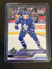 2023-24 UD Series 2 Young Guns Fraser Minten Rc 482 Maple Leafs Toronto Boston