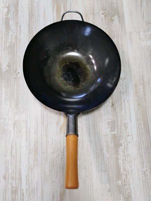 Yosukata Carbon Steel Wok Pan 13  Stir Fry