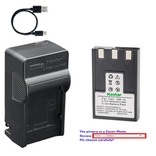 Kastar Battery AC & USBC Charger for Canon Digital IXUS 200a 300 320 330 400 430