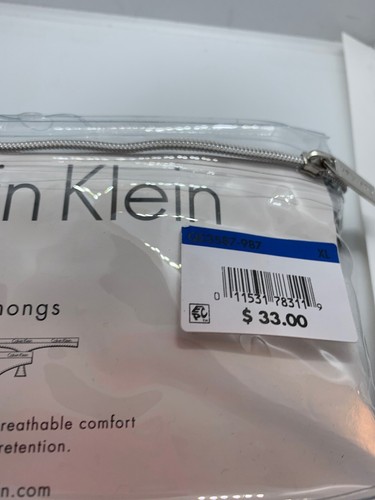 $33 Calvin Klein 3pr Thongs Women Size XL S2 - 第 5/7 張圖片