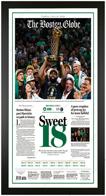 2024 Boston Celtics NBA Champions Framed Commemorative 2024 Boston Celtics NBA Champions Framed Commemorative
