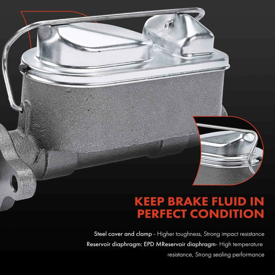 Brake Master Cylinder for Chevy C10 Pickup Suburban GMC C15 Suburban G15 G1500 - Image 3 of 4