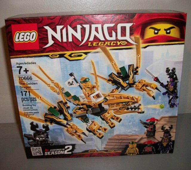 Lego Ninjago The Golden Dragon 70666 Season 2 Parts Only