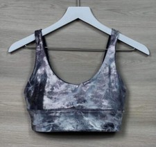 Lululemon Align Bra Shine Size 4 A/B Diamond Dye Diffuse Dot Foil Graphite 26549