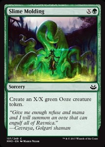 Slime Molding x4 - Modern Masters 2017 - NM-Mint, English - Modern Masters 2017