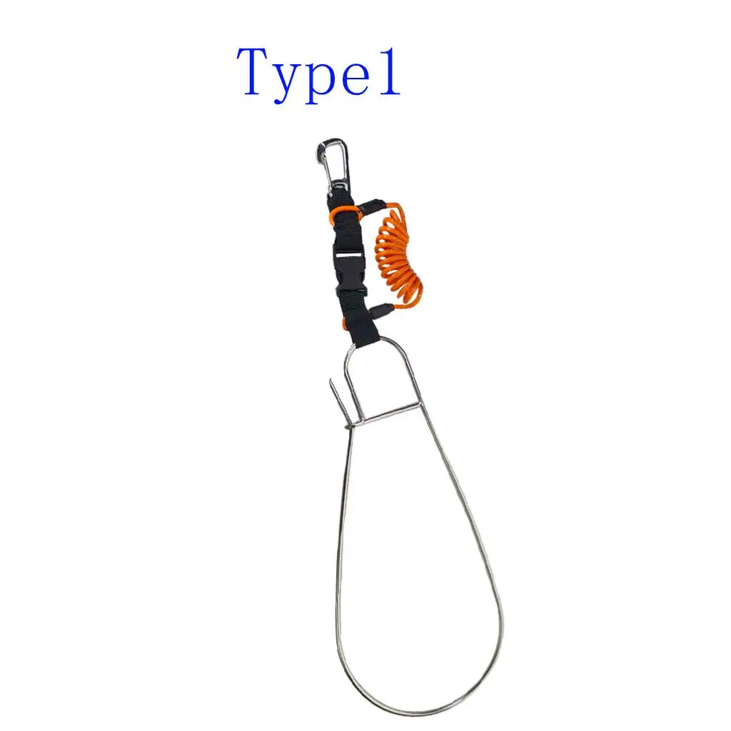 Spearfishing Stainless Steel Super Large Fish Stringer Clip