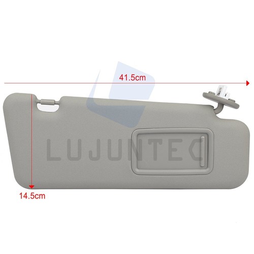 Gray Right Passenger Side Sun Visor For Toyota Highlander 08-13 With Sunroof - Picture 2 of 12