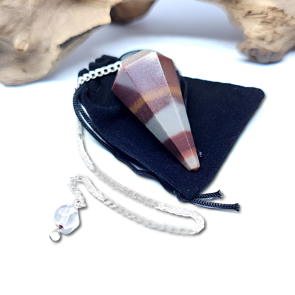 Narmada Shiva Pendulum Lingam Dowser Divination Banalinga Yes No Tool & Bag