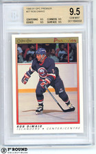 Rob DiMaio RC BGS 9.5: 1990-91 O-Pee-Chee Premier Rookie Card True Gem Mint #27