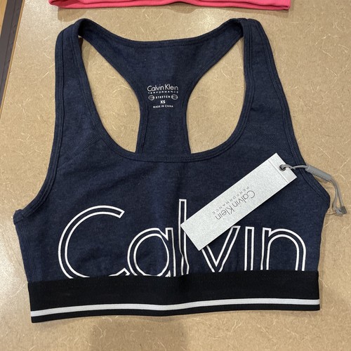 2x Bra Lot Womens Teens Athletic Sports Bras Size XS/S Under ARMOUR Calvin Klein - Picture 2 of 5