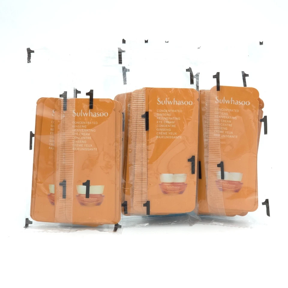 Crema de ojos rejuvenecedora de ginseng concentrado Sulwhasoo 1 ml x 36 piezas K-Beauty Foto 4 de 4