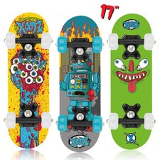 Mini skateboard XOOTZ 17" bambini e bambini, acero doppio calcio divertente per principianti
