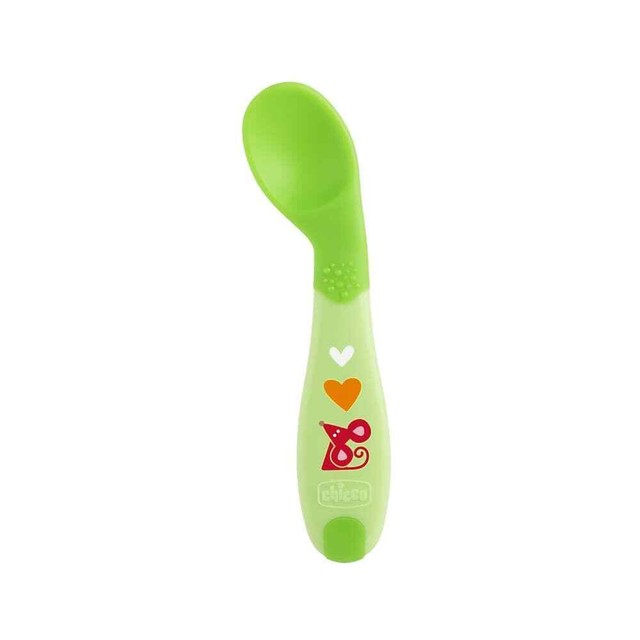 Chicco Baby's First Spoon Angled 8M+ Soft Silicon eBay