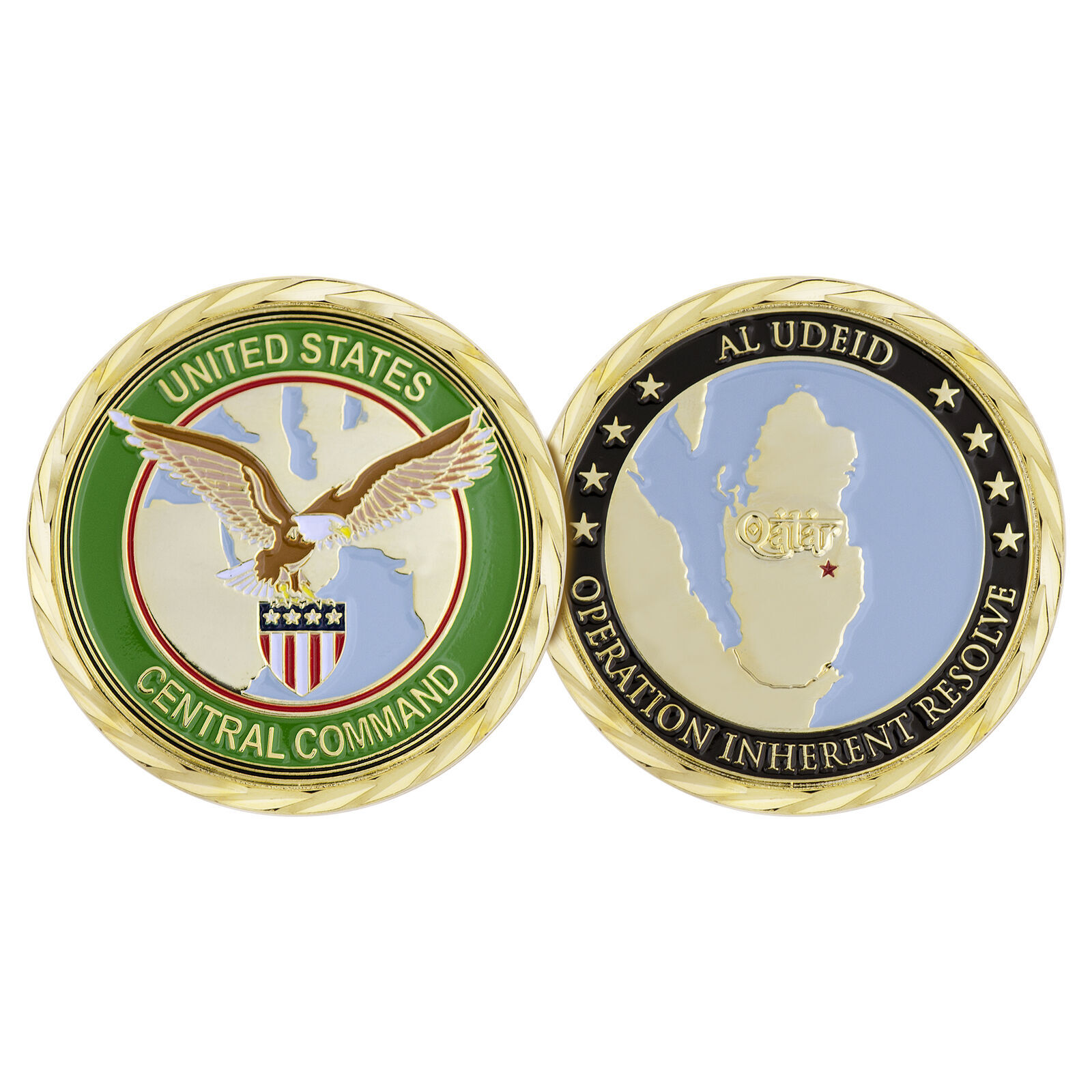 AL UDEID CENTRAL COMMAND COIN