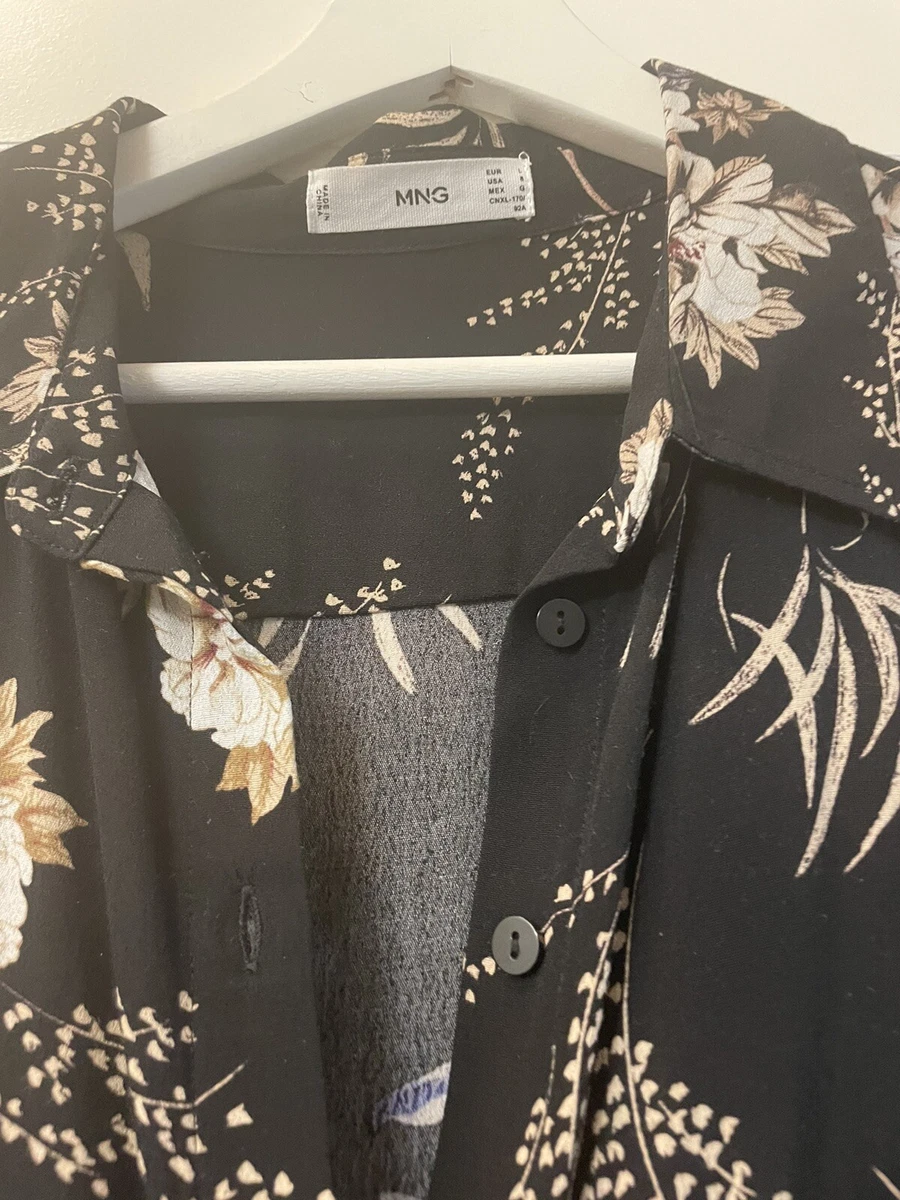Black Maxi Dress Large Mango
