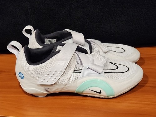 Nike SuperRep Cycle 2 Next Nature White Mint Shoes Women’s Size 8.5 READ - Picture 1 of 10