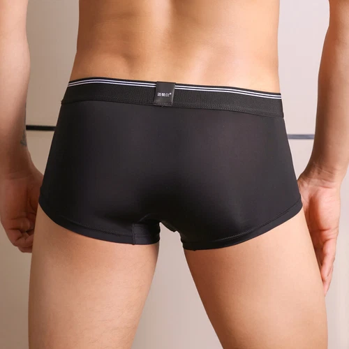 Paquete de 1/4 calzoncillos boxer para hombre ropa interior bolsa abultada calzoncillos suaves transpirables - Imagen 12 de 70