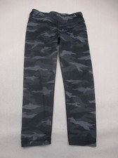 ATHLETA Size XL 14 Girls Camo High Rise Stretch Pull On Gym Crop Leggings 701