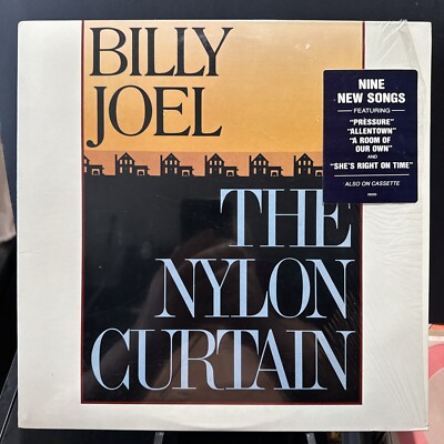 Billy Joel / The Nylon Curtain Lp Columbia 38200 Hype + Shrink