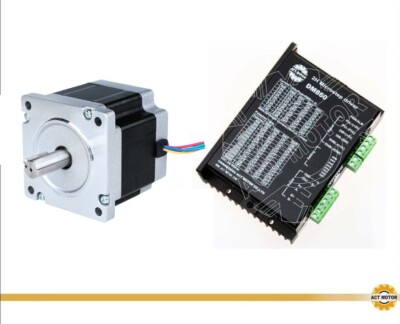 1Axis Schrittmotor Nema34  4A 78mm 640 oz.in&Drivers DM860  CNC Mill ACT Motor