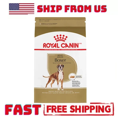 Royal Canin Breed Health Nutrition Boxer Adult Dry Dog Food 30 lb Bag  