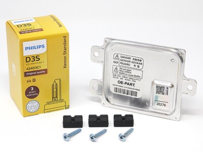 D3S HID Ballast & Philips Bulb Kit for 2015-2023 Dodge Charger Challenger D3S