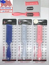 LOT OF 1,4,12 PACK--HAIR CUTTER COMB WITH  2 RAZOR BLADES  HAIR THINNING SHAPER 