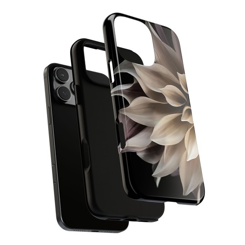 Tough Case For iPhone, Samsung Galaxy, Pixel, Cream Dahlia Flower Print - 第 8/223 張圖片