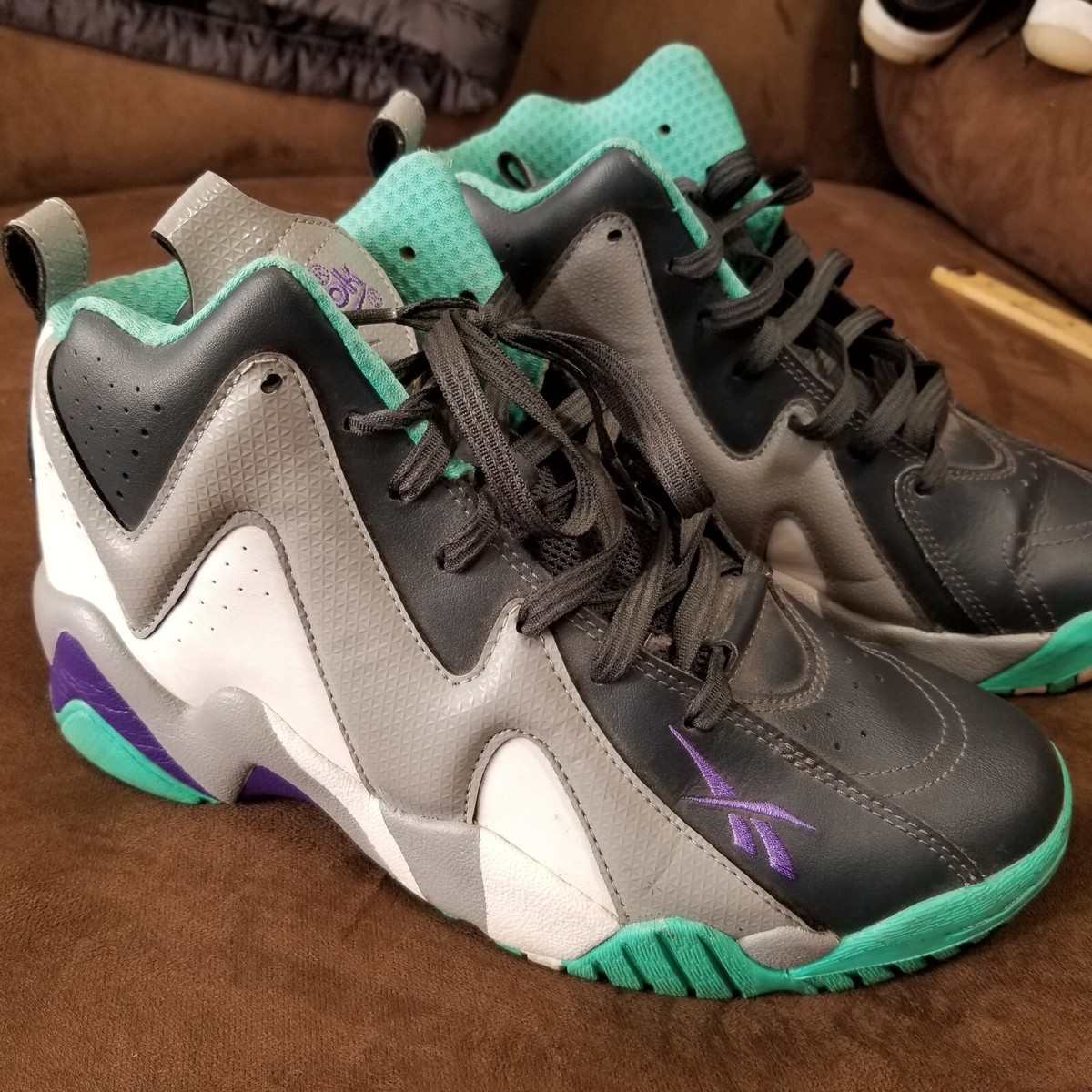 Reebok Kamikaze II Basketball Sneakers Shawn Kemp Mens US  display picture 3