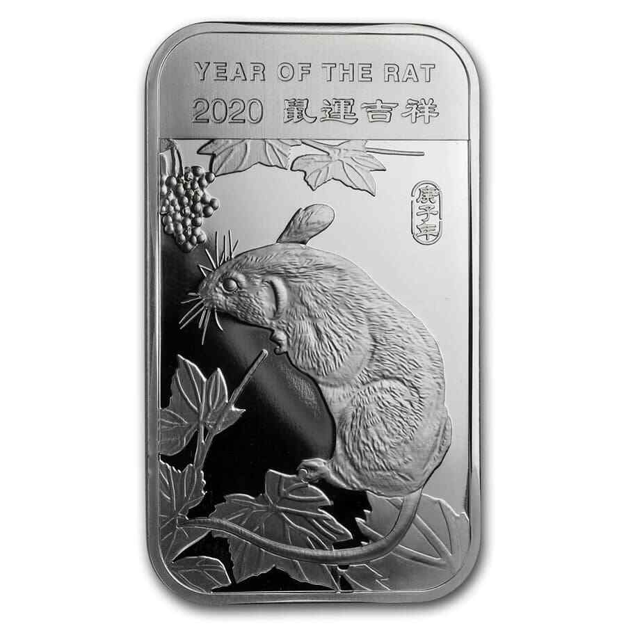 1 oz Silver Bar - APMEX (2020 Year of the Rat) | eBay