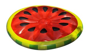 Swimline Inflatable Watermelon Slice Island Raft For Pool/Lake/Ocean | 90544