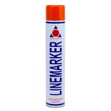 Linemarker Orange Line Marking Aerosol Car Park Road Floor Spray Paint 750ml x2