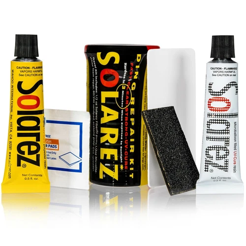 Solarez Polyester Mini Travel Kit ~ Surfboard Ding Repair Bundle in Capsule