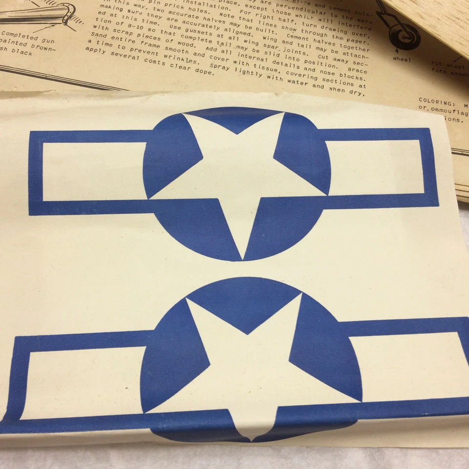 Vintage Model Warplane Cleveland "Mustang" Industrial Training Aircraft Kit - Image 3 of 4