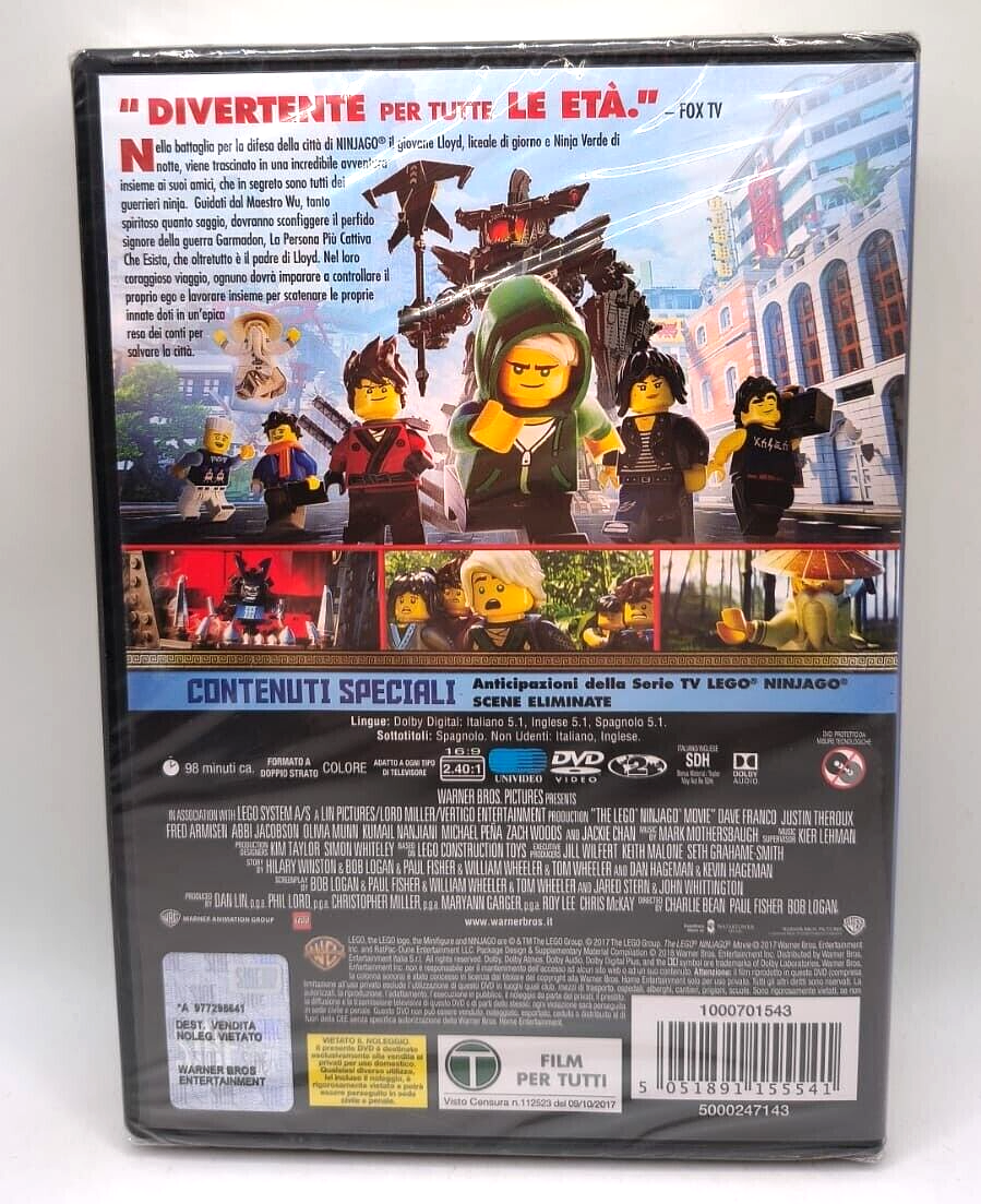 LEGO NINJAGO The Movie - Sealed DVD | eBay
