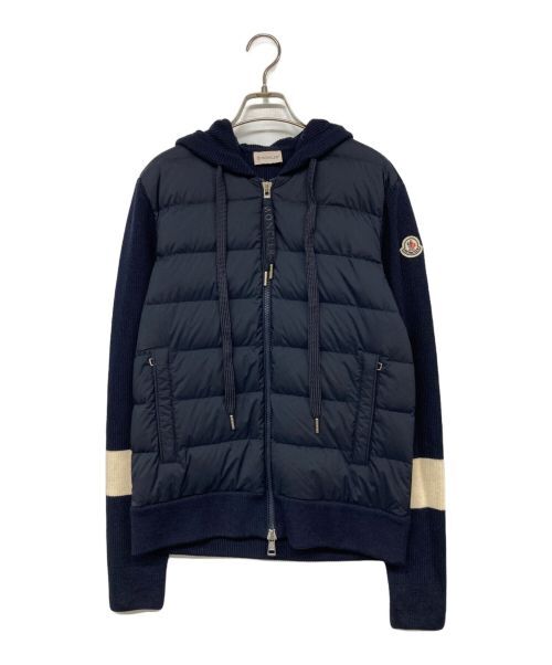 トップス MONCLER MAGLIONE TRICOT CARDIGAN S MONCLER Maglione Tricot Wool Knitted Cardigan Down Hood Size