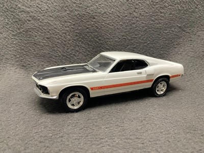 '69 Ford Mustang Mach Cobra Jet Pro Built Model 1/25 Detailed