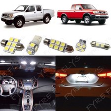8x White LED lights interior package kit fits 1999-2004 Nissan Frontier NF2W