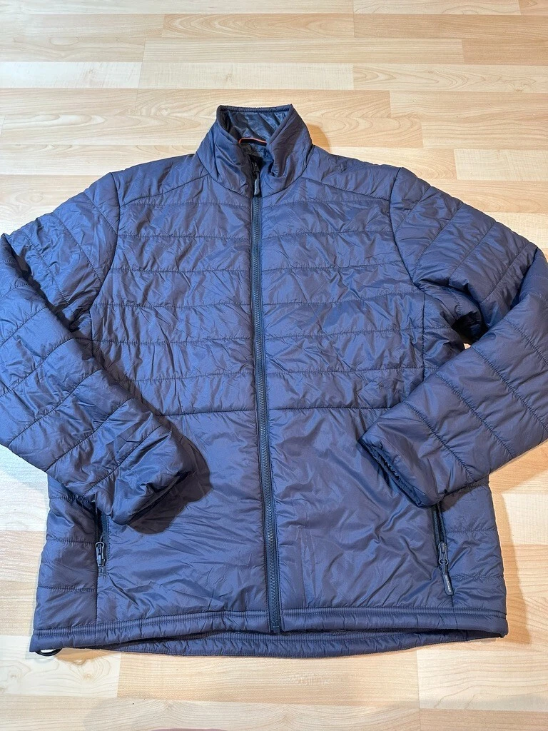 Grundens Men's Distant Harbor Fishing Jacket Black Size Large Primaloft