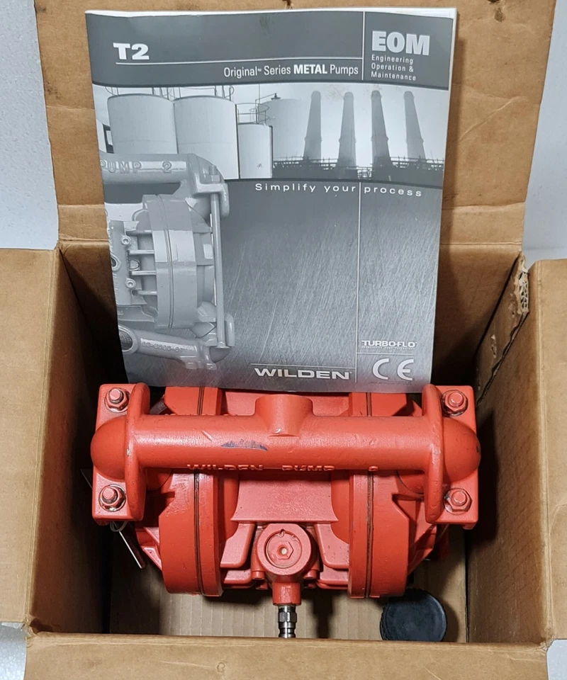 WILDEN 02-10003 T2 1" METAL PUMP TURBO-FLO™ t2/AAAAB/BNS/BN/ABN/0014 w/ BUNA-N - Image 4 of 4