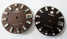 Lot 2 Nos Original Dial Vintage Rado Captain Cook Automatic Gent Mark ii 2 11773