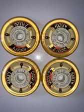 Factory Z-rated 76mm 74A Inline Skate Wheels Micro Bearing Hub 4-Pack